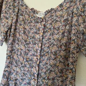 Sienna Sky Floral Knee Length Dress